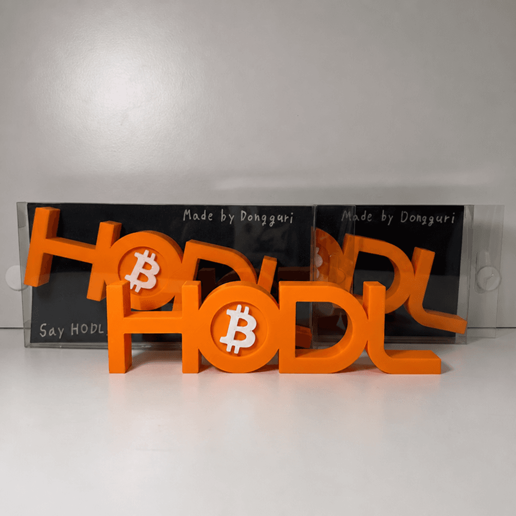 Say HODL! (HODL Sign) - Orange - 1