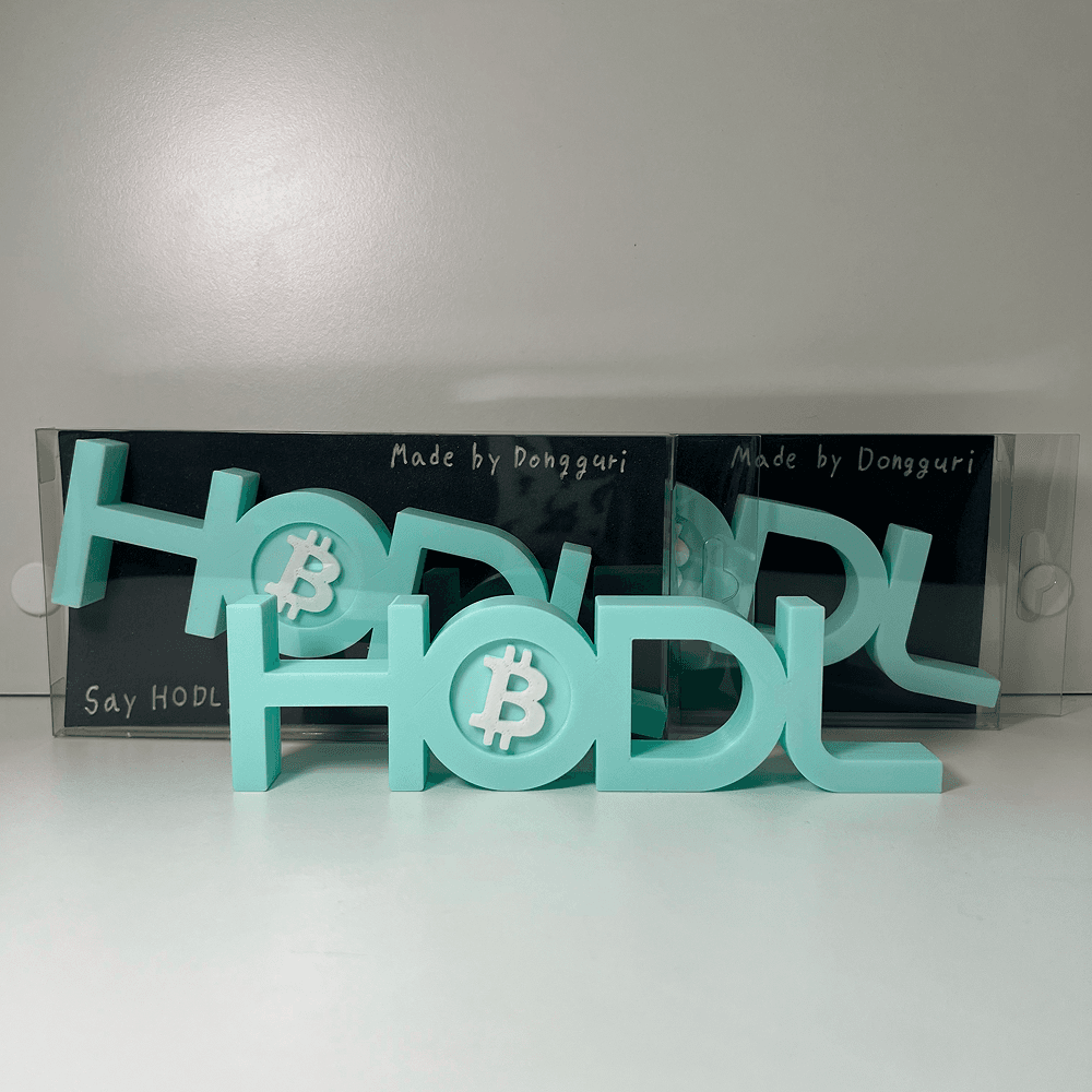 Say HODL! (HODL Sign) - Sky Blue - 1